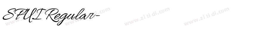 SFUI Regular字体转换 SFUI Regular字体转换